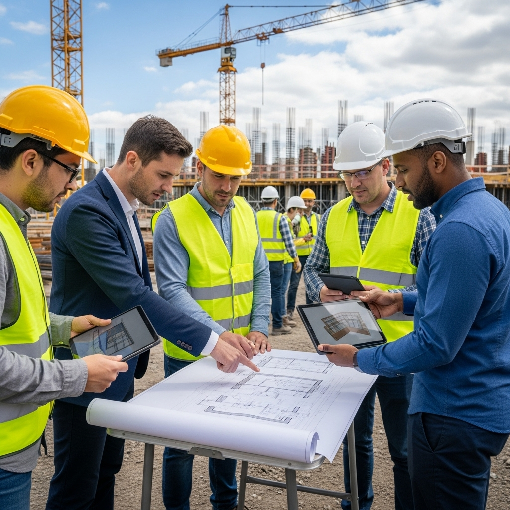 collaborazione tecnici cantiere